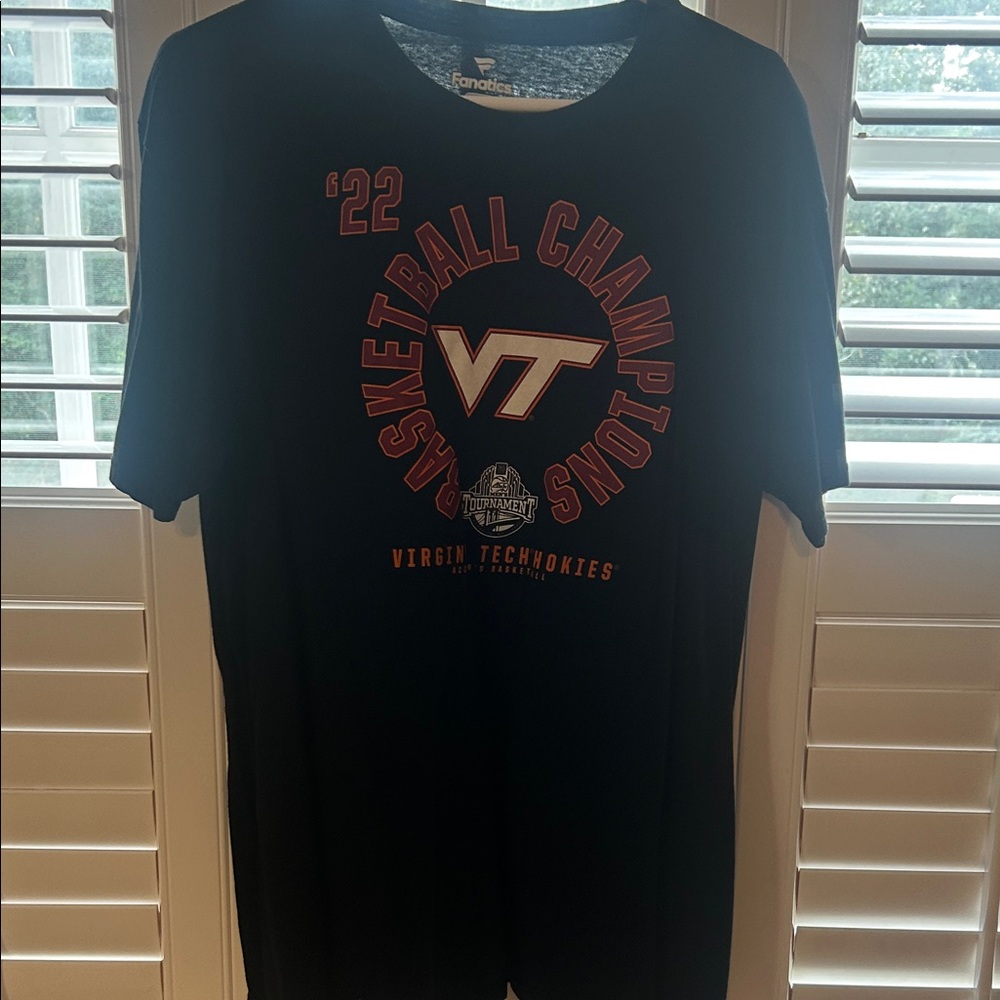 Fanatics Black Virginia Tech Basketball Champion Tee